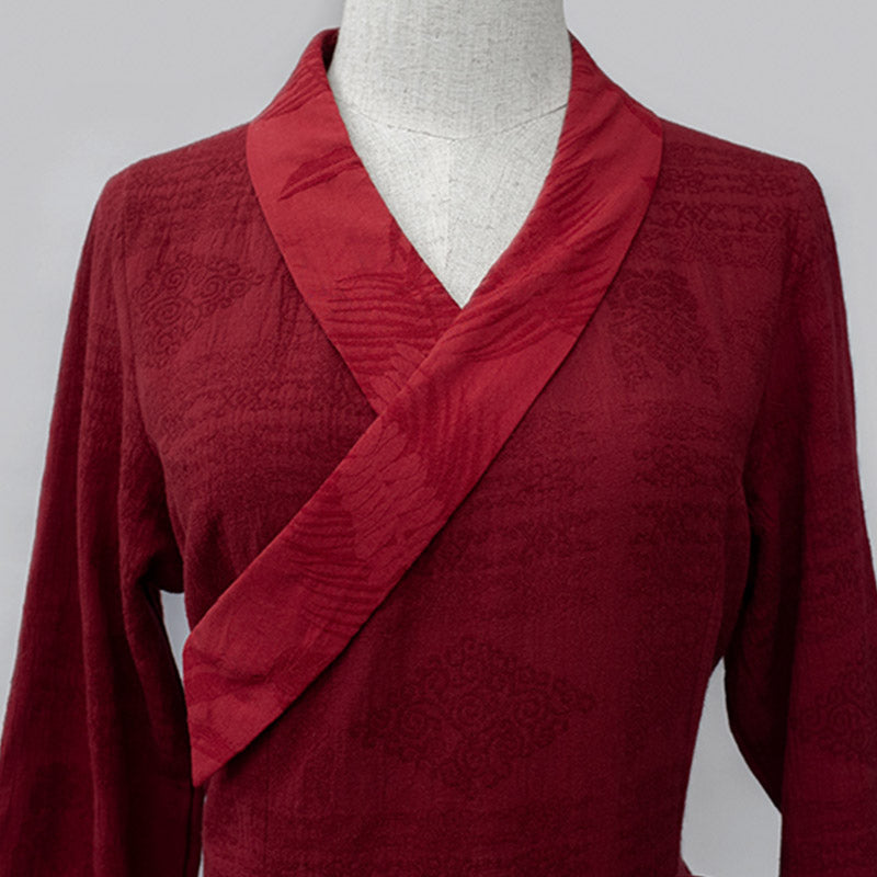 Buddha Stones Tibetan Dress Clothing Lhasa Long Wrap Dress Maxi Dress Women Clothing - image 8