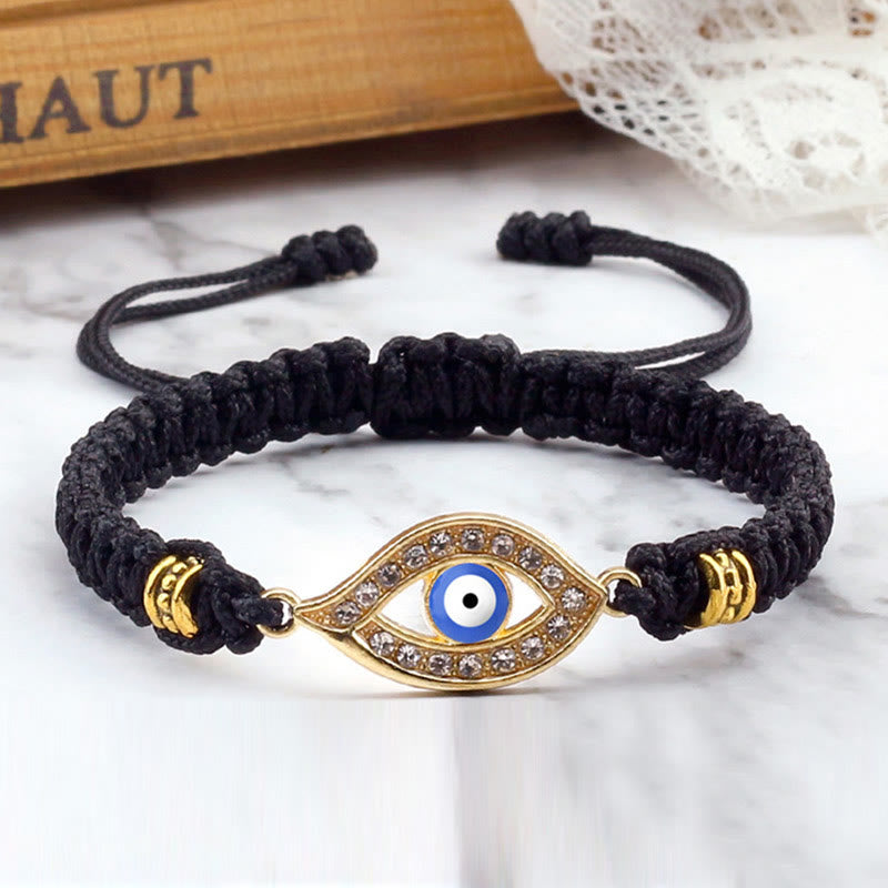 Buddha Stones Evil Eye Keep Away Evil Spirits String Bracelet