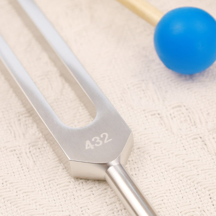 Tuning Fork 432HZ Aluminum Alloy with Hammer for Mind and Spirit Healing - image 3