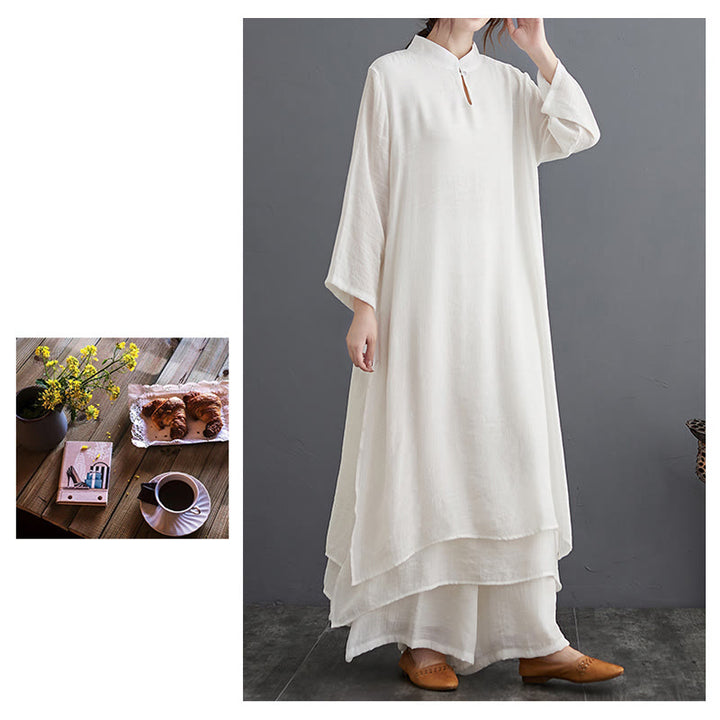Simple Pattern Meditation Prayer Spiritual Zen Practice Yoga Clothing Women's Set - image 23