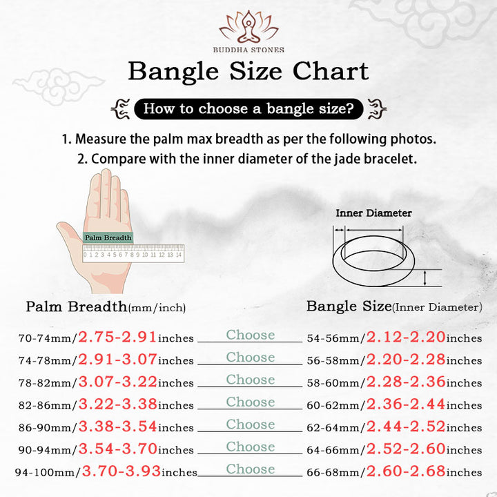 Buddha Stones Purple Jade Happiness Protection Bracelet Bangle - image 2