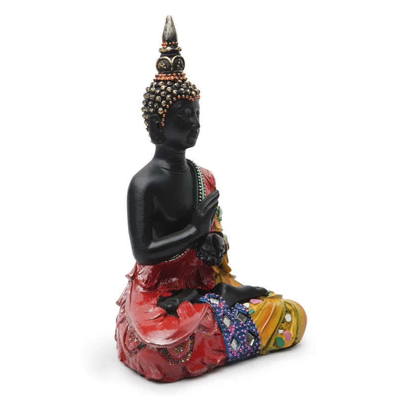 Thai Buddha Serenity Resin Statue Decoration - image 4