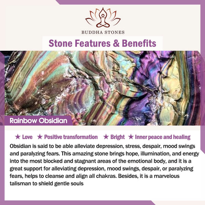 Buddha Stones "All the Best for Love and Harmony" Stone Quartz Bracelet Includes Gift Message Card - image 12