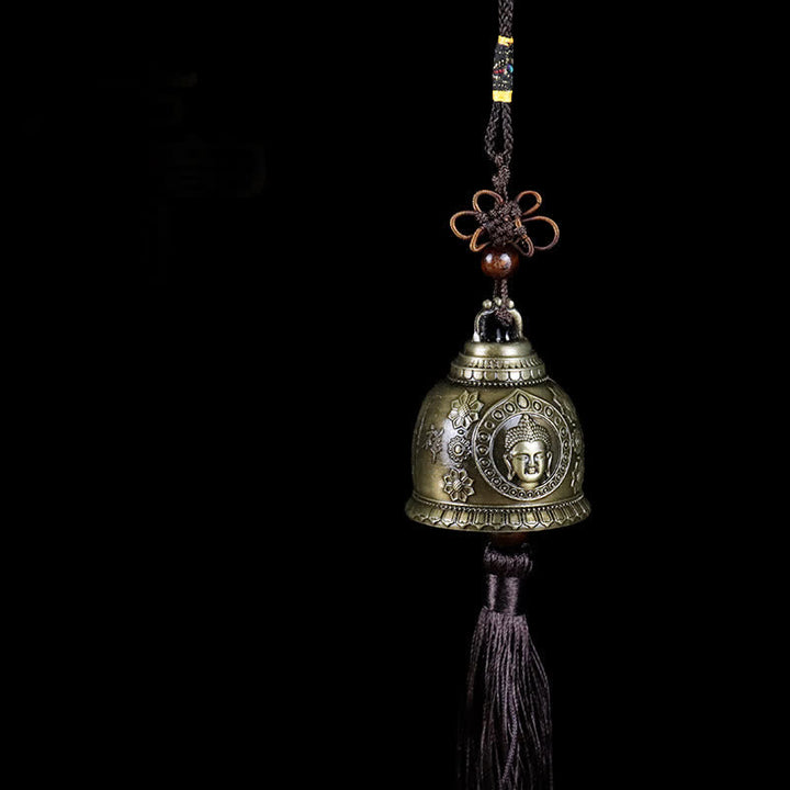 Feng Shui Buddha Koi Fish Phoenix Wind Chime Bell Luck Wall Hanging Decoration - Buddha - image 0