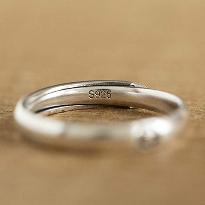 Buddha Stones 925 Sterling Silver Chinese Zodiac Natal Buddha Blessing Couple Ring - image 26