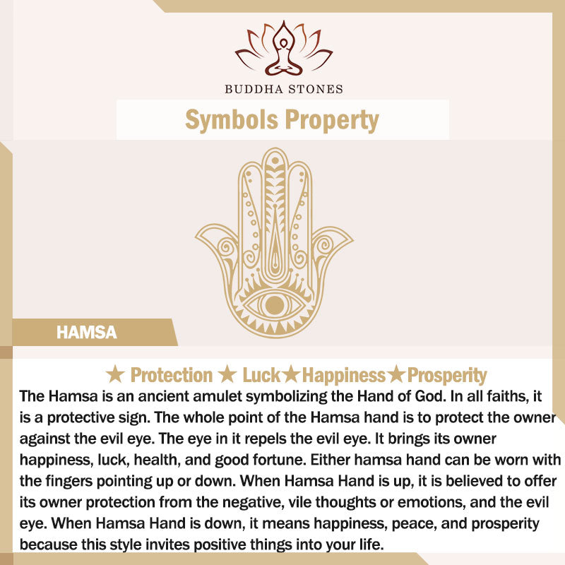 Buddha Stones 925 Sterling Silver Hamsa Symbol Zircon Adjustable Ring - image 10
