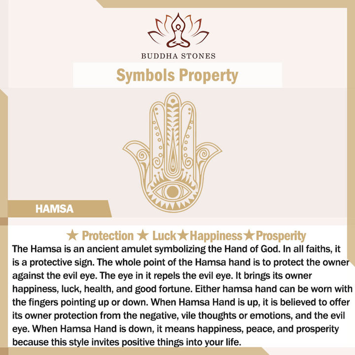 Buddha Stones 925 Sterling Silver Hamsa Symbol Zircon Adjustable Ring - image 10