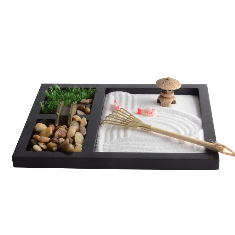 Koi Fish Small Bridge Calm Peace Meditation Zen Garden Decoration - image 9