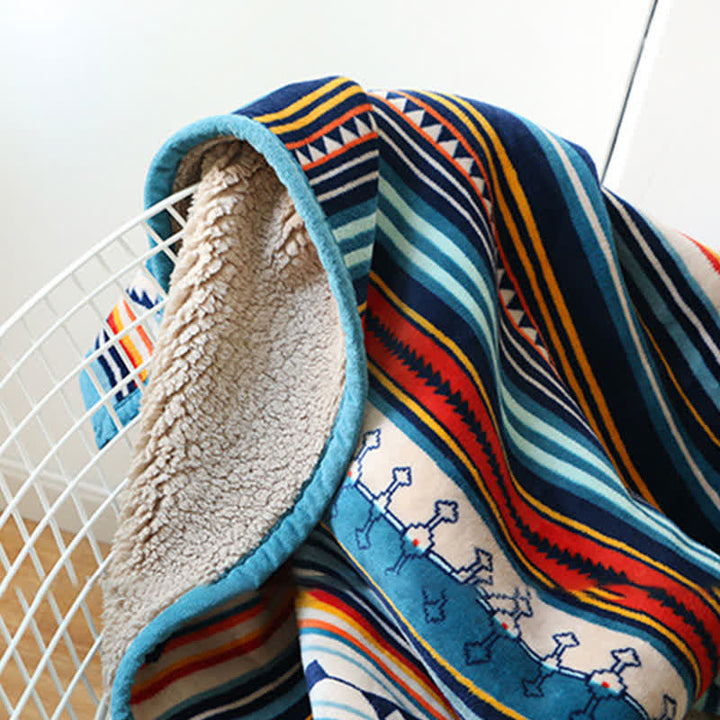 Geometric Warm Soft Bed Throw Blanket - image 6