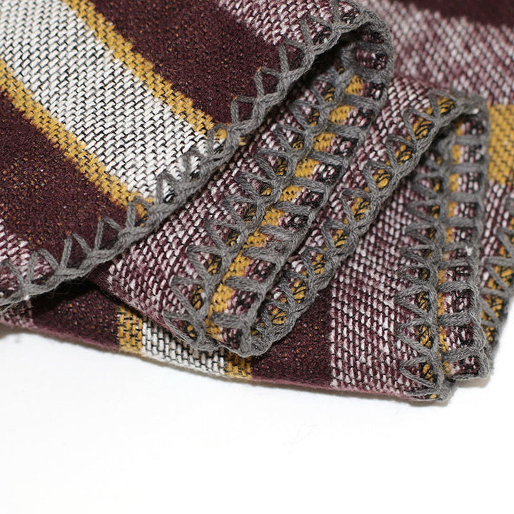 Buddha Stones Tibetan Shawl Classic Pattern Winter Cozy Warm Travel Scarf Wrap - image 10