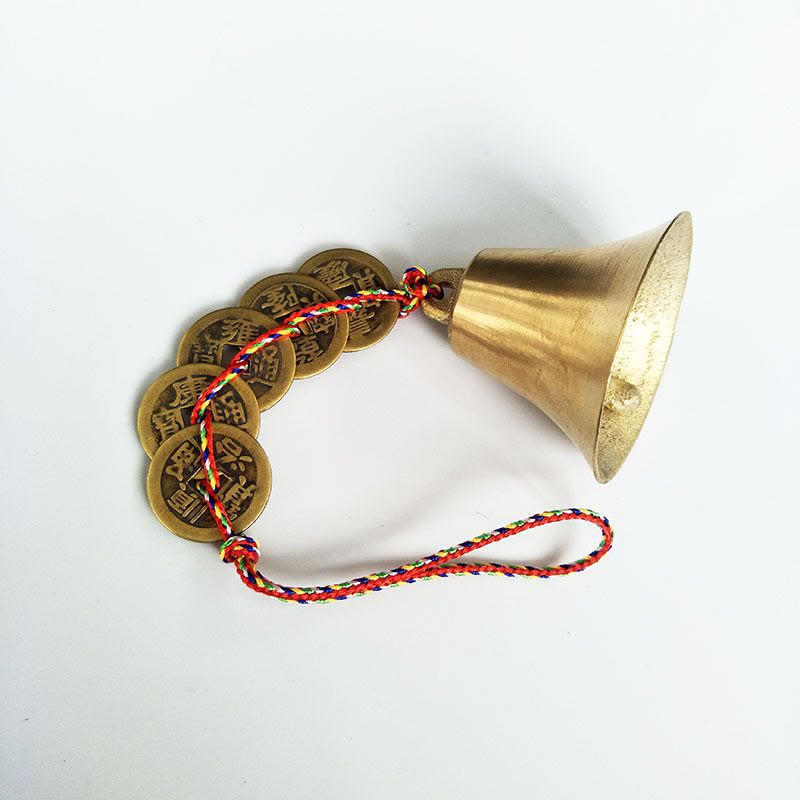 Feng Shui Bell Wealth Success Luck Decoration - image 1