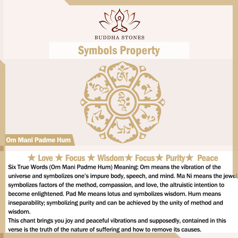 Buddha Stones Tibet Om Mani Padme Hum Protection Necklace Rotatable Pendant - image 10