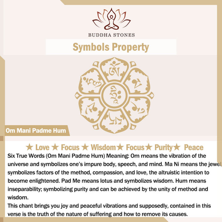 Buddha Stones Dragon Om Mani Padme Hum Engraved Copper Luck Success Bracelet - image 5
