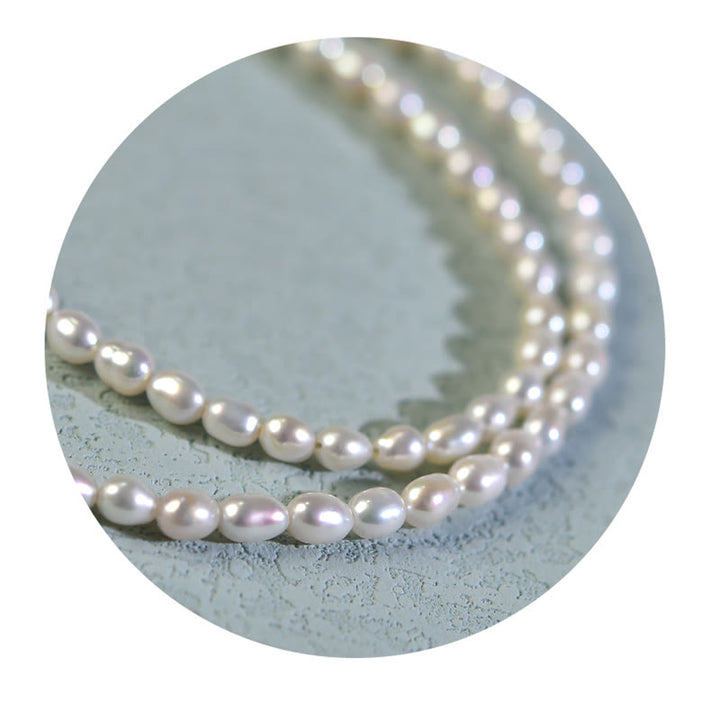 Buddha Stones 925 Sterling Silver Natural Pearl Larimar Sincerity Necklace Pendant - image 7