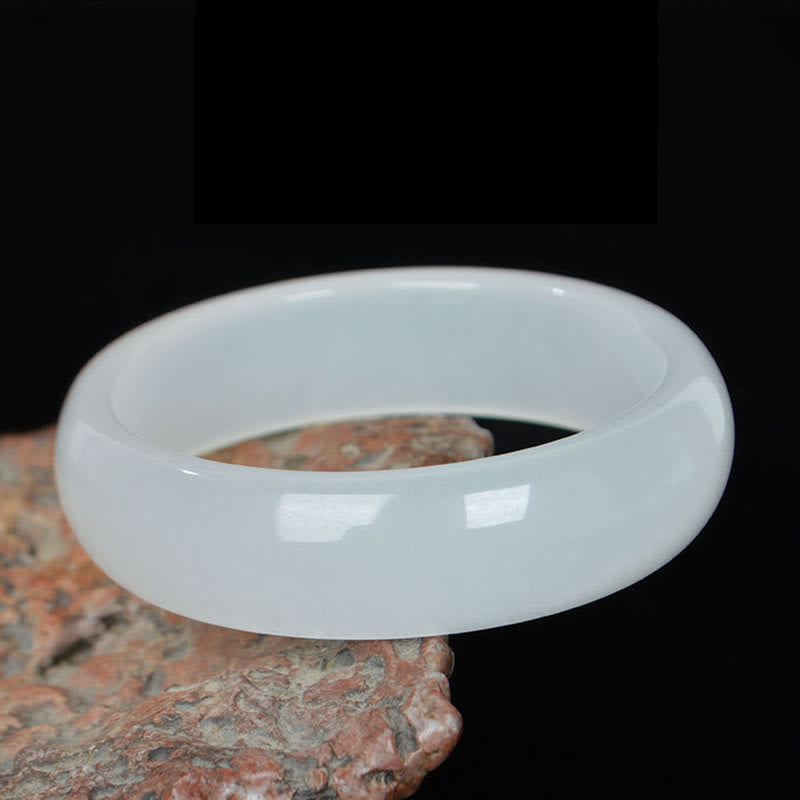 Buddha Stones Natural Golden Silk Jade Wealth Luck Bracelet Bangle - image 6
