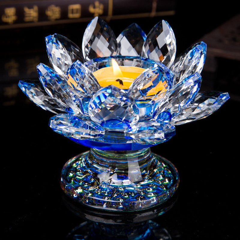 Tibetan Lotus Candlestick Ornament - 7 - image 9