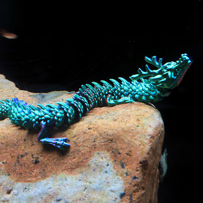 Feng Shui Dragon Luminous 3D Printed Dragon Luck Success Home Decoration - image 13