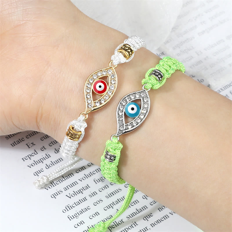 Buddha Stones Evil Eye Keep Away Evil Spirits String Bracelet