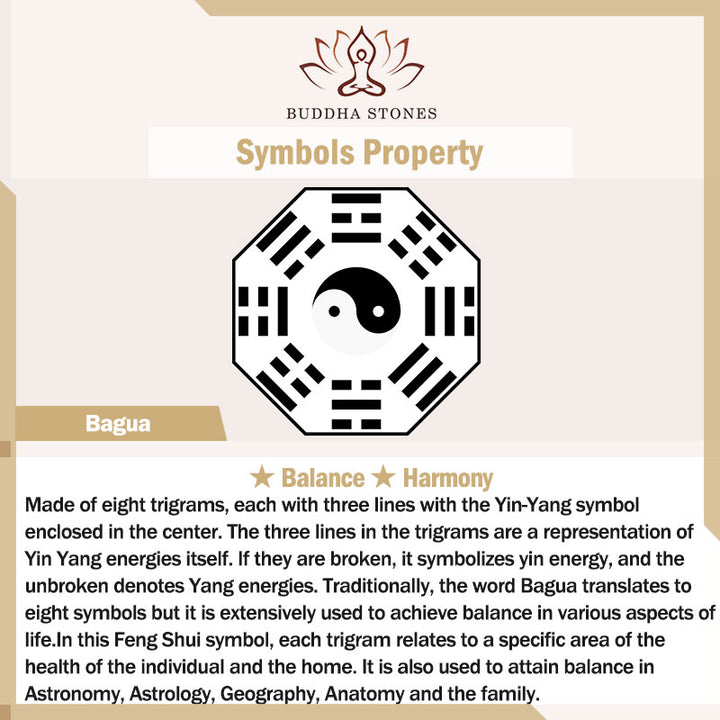 Buddha Stones Cinnabar Yin Yang Bagua Blessing Necklace Pendant - image 10