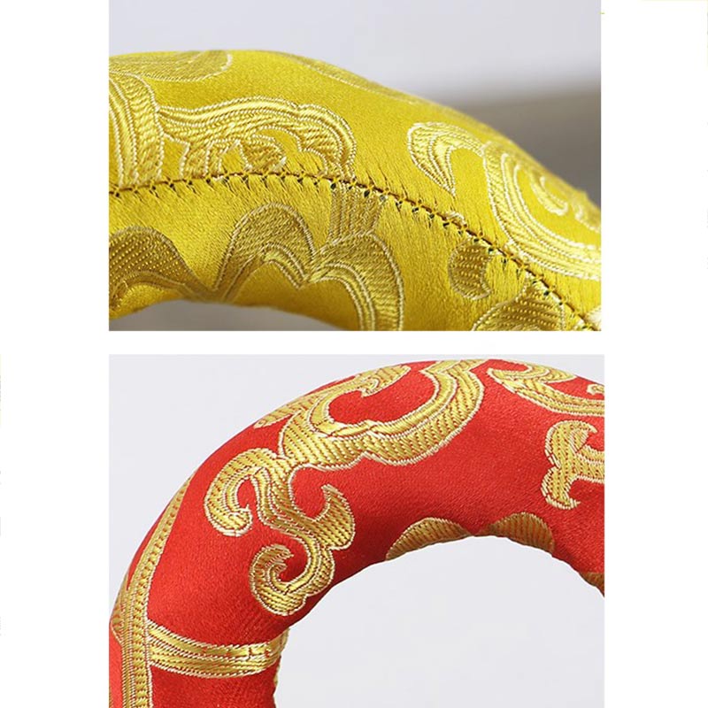 Tibetan Singing Bowl Handcraft Cushion Decoration - image 5