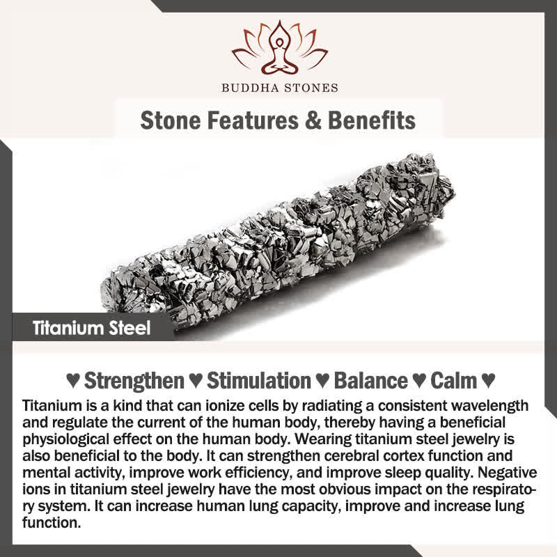 Buddha Stones Frosted Stone Multi-layer Leather Titanium Steel Balance Buckle Bracelet