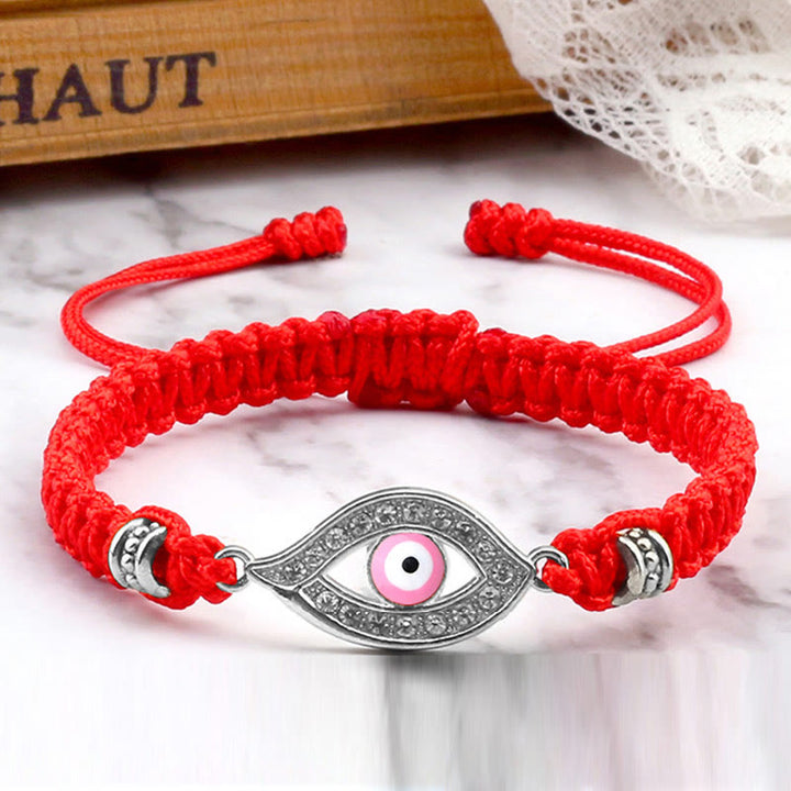 Buddha Stones Evil Eye Keep Away Evil Spirits String Bracelet