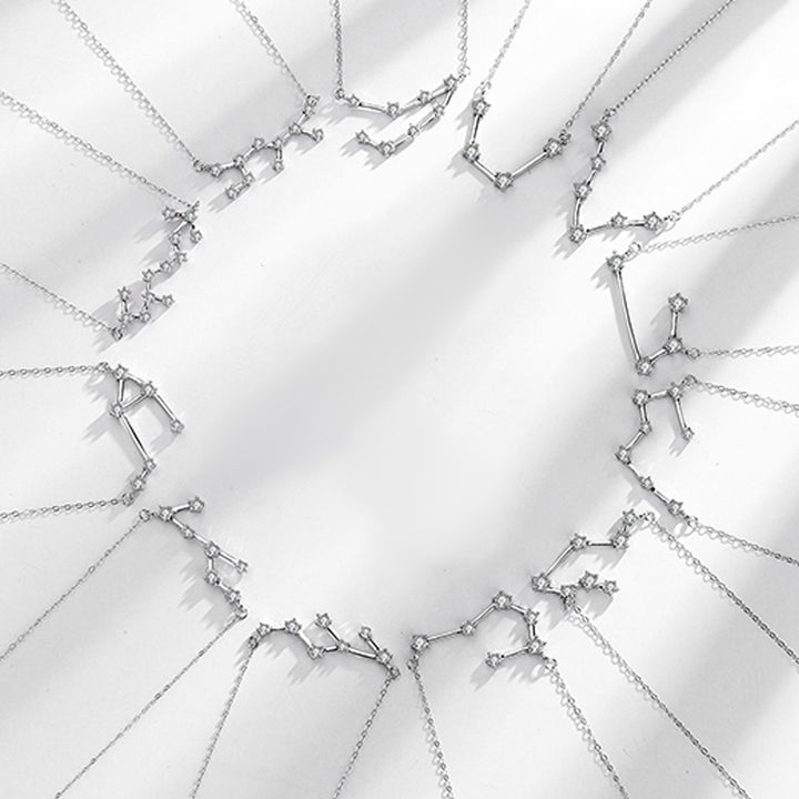 Buddha Stones 925 Sterling Silver 12 Constellations of the Zodiac Astrology Blessing Necklace Pendant - image 14