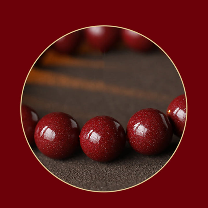 Buddha Stones 925 Sterling Silver Chinese Zodiac Natal Buddha Cinnabar Om Mani Padme Hum Calm Bracelet - image 12