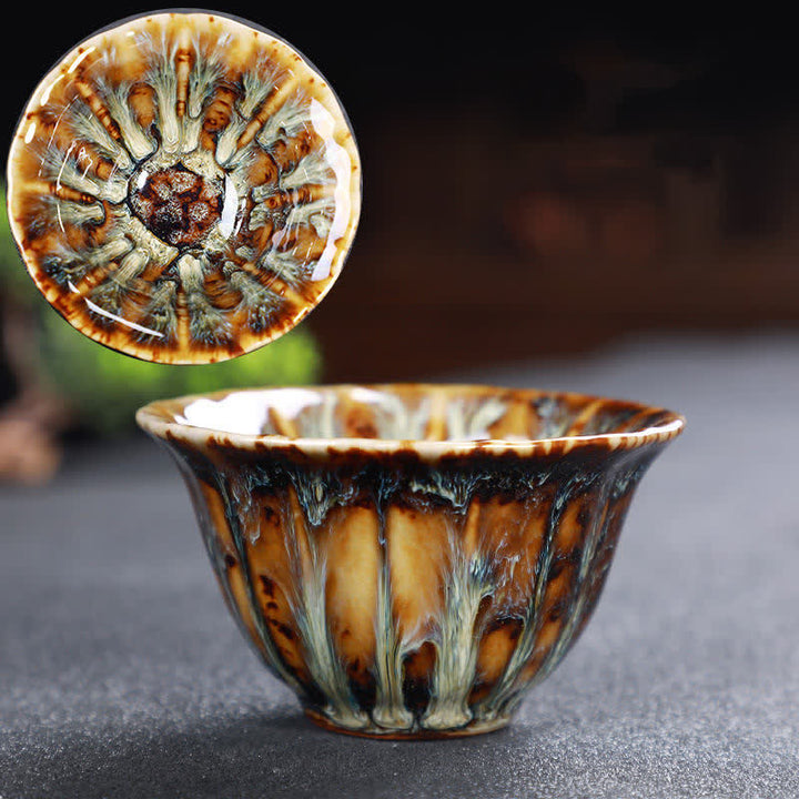 Buddha Stones Colorful Ceramic Teacup Home Office Tea Cups - image 48