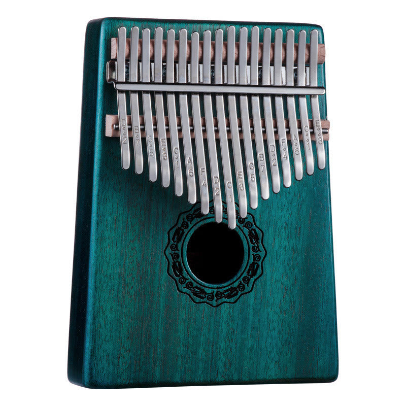 Buddha Stones Kalimba 17 Keys Thumb Piano Mahogany Wood Acacia Walnut Portable Finger Piano