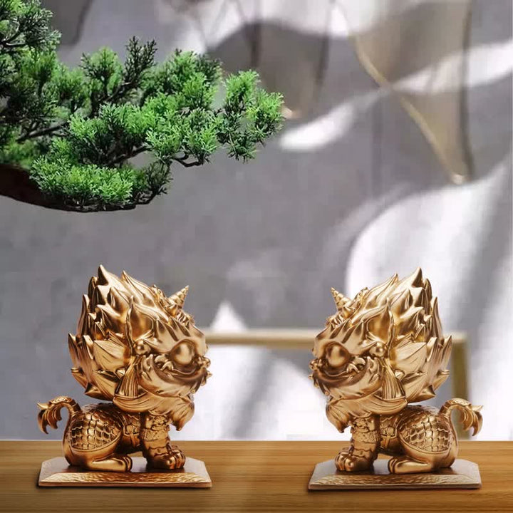 Lion Statue Strength Resin Home Office Decoration - image 0