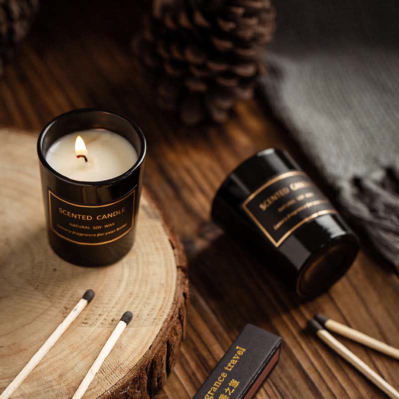 Blue Bell Pear Freesia Fragrance Meditation Prayer Scented Aromatherapy Soy Wax Candle - image 5