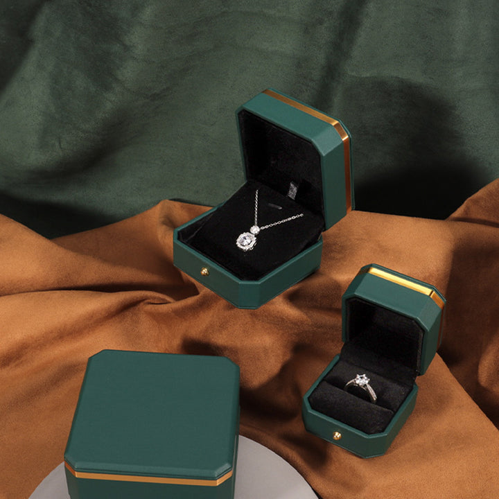 Jewelry Storage Box PU Leather Gift Box - image 3