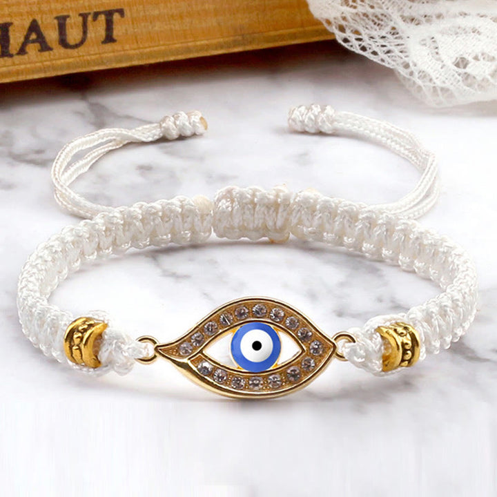 Buddha Stones Evil Eye Keep Away Evil Spirits String Bracelet