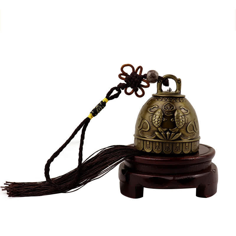 Feng Shui Buddha Koi Fish Phoenix Wind Chime Bell Luck Wall Hanging Decoration - Koi Fish - image 6