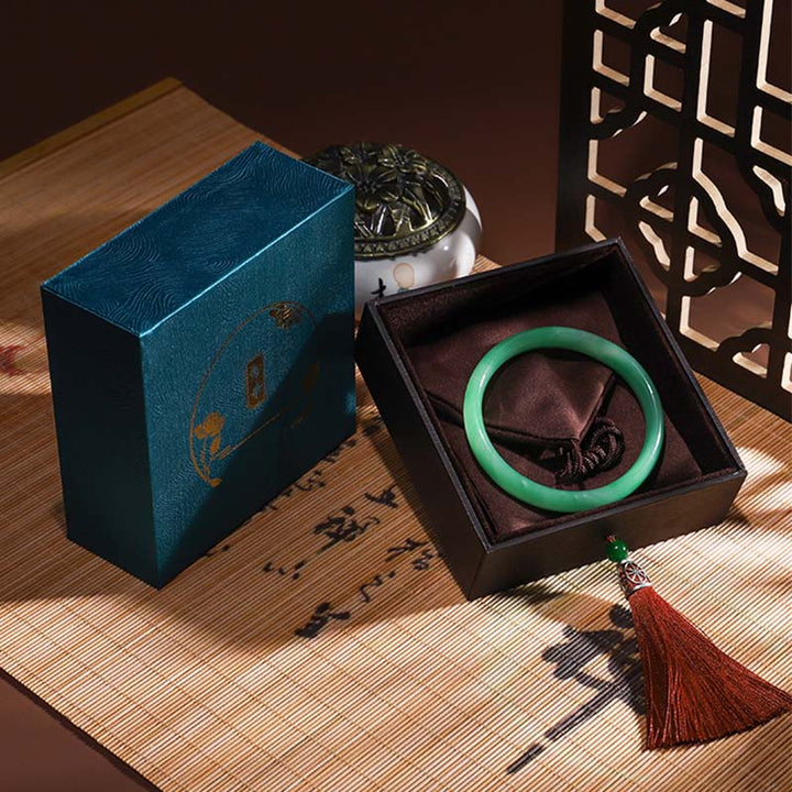 Vintage Lotus Jewelry Storage Box Tassels Gift Box - image 13
