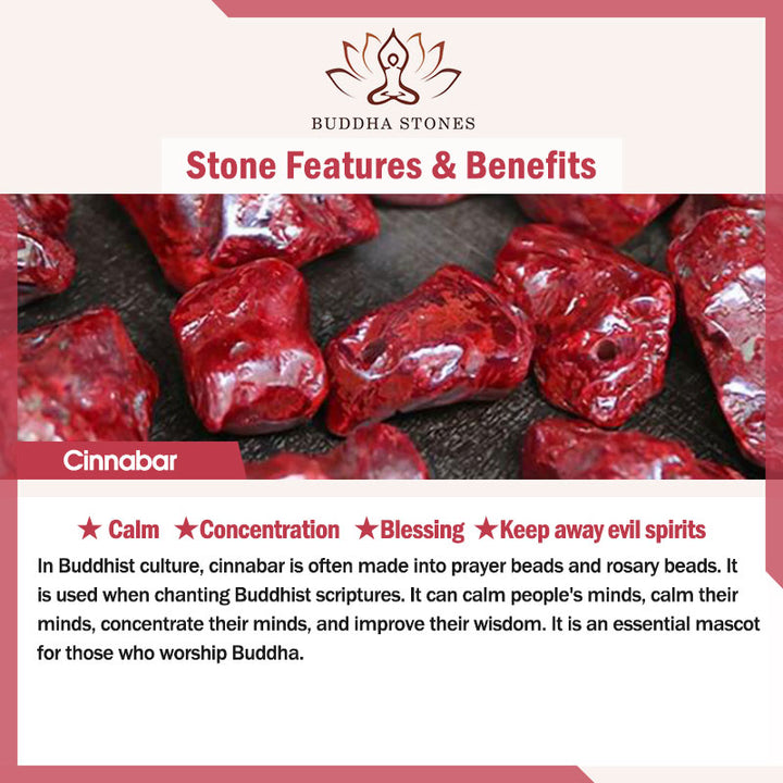 Buddha Stones Natural Cinnabar Bagua Rotatable Yin Yang Keep Away Evil Spirits Necklace Pendant - image 11