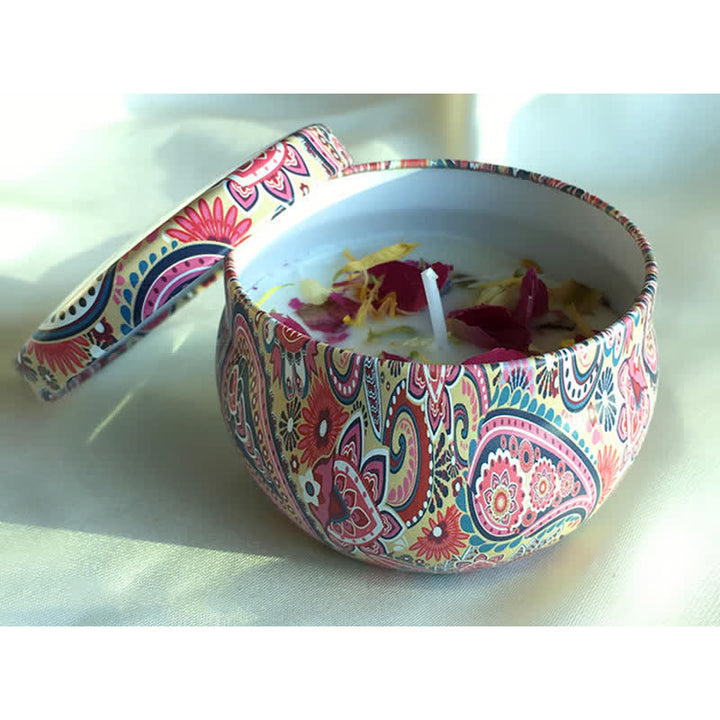 White Tea Ginger Flower Lavender Gardenia Scented Soy Wax Candle Gift For Family Friends - Rose - image 9