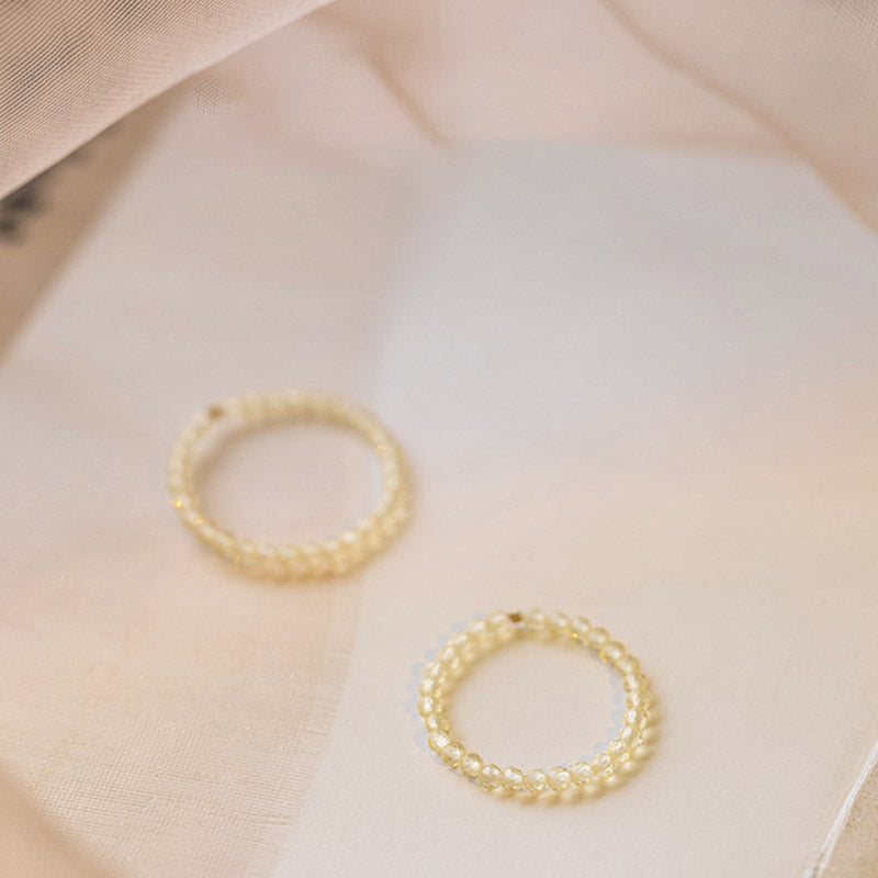 Buddha Stones Natural Citrine Happiness Prosperity Ring - image 14