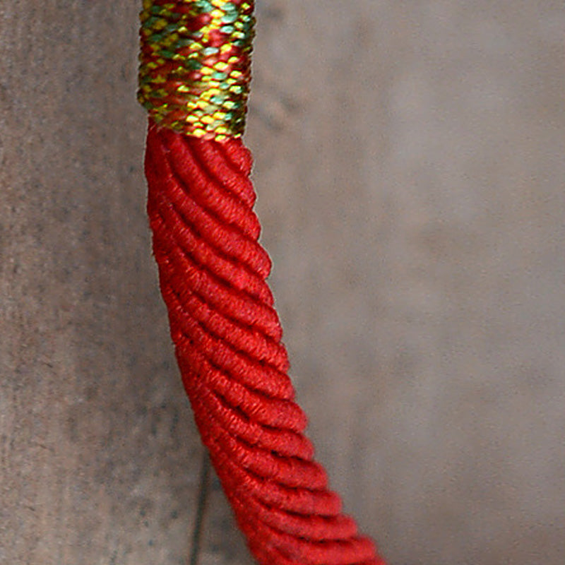 Buddha Stones 24K Gold-Plated PiXiu Luck Red String Bracelet - image 7