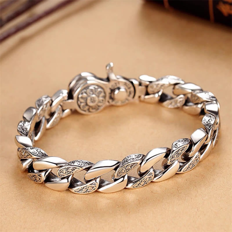 Buddha Stones Tibet Om Mani Padme Hum Double Dorje Vajra Creativity Bracelet - image 1