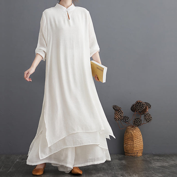Simple Pattern Meditation Prayer Spiritual Zen Practice Yoga Clothing Women's Set - image 21