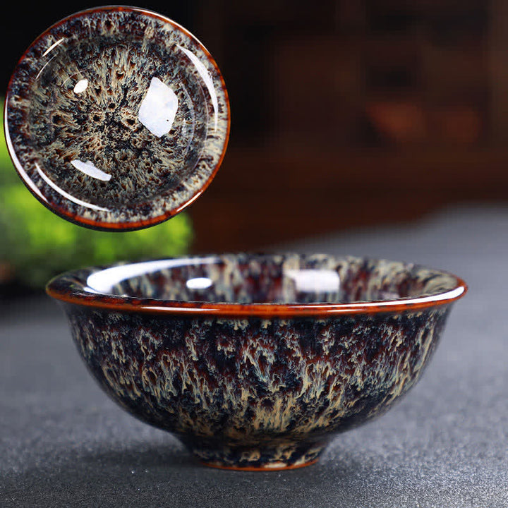 Buddha Stones Colorful Ceramic Teacup Home Office Tea Cups - image 14