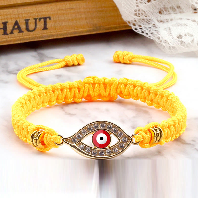 Buddha Stones Evil Eye Keep Away Evil Spirits String Bracelet