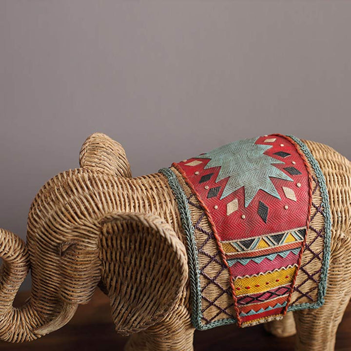 Elephant Resin Wisdom Wealth Home Decoration - image 12