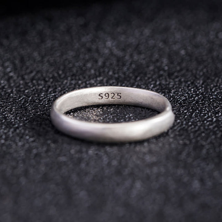 925 Sterling Silver Lotus Flower Enlightenment Ring - image 7