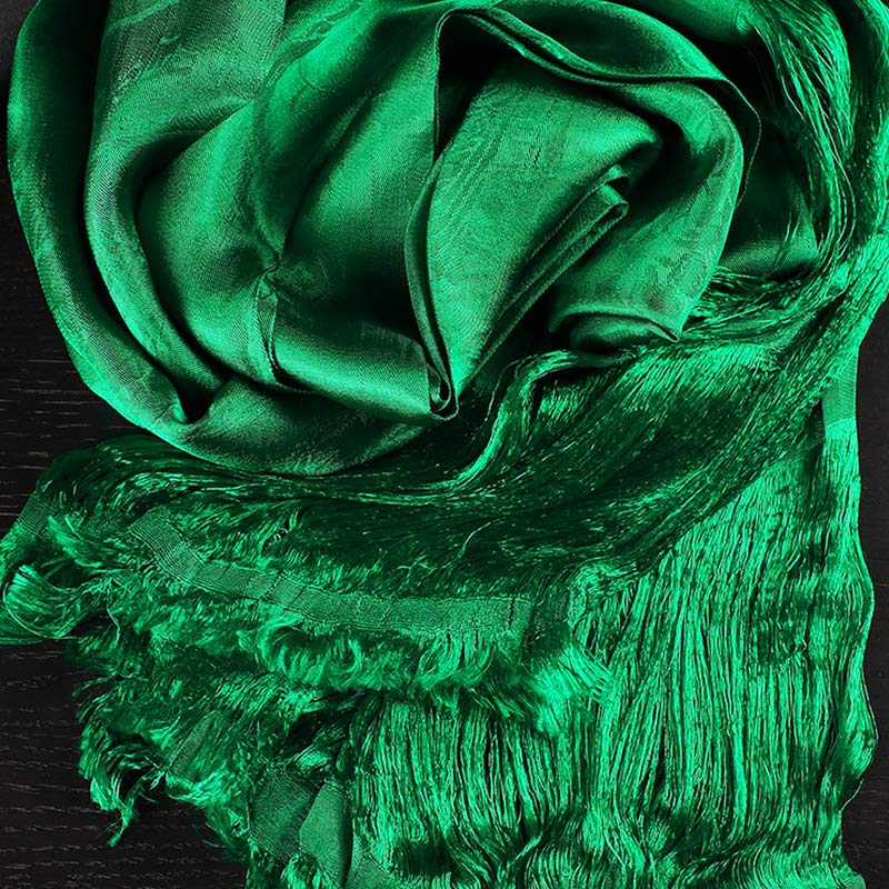 Buddha Stones Tibetan Blessing Auspicious 5 Colors Jacquard Khata Decoration - image 1