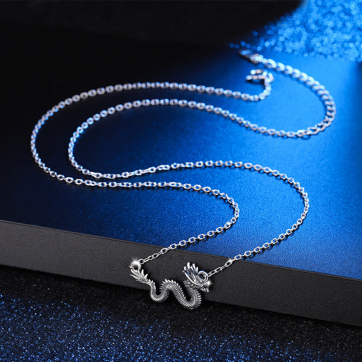 ❗❗❗A Flash Sale- Buddha Stones 925 Sterling Silver Year Of The Dragon Auspicious Dragon Protection Chain Necklace Pendant - 2.9g - image 2