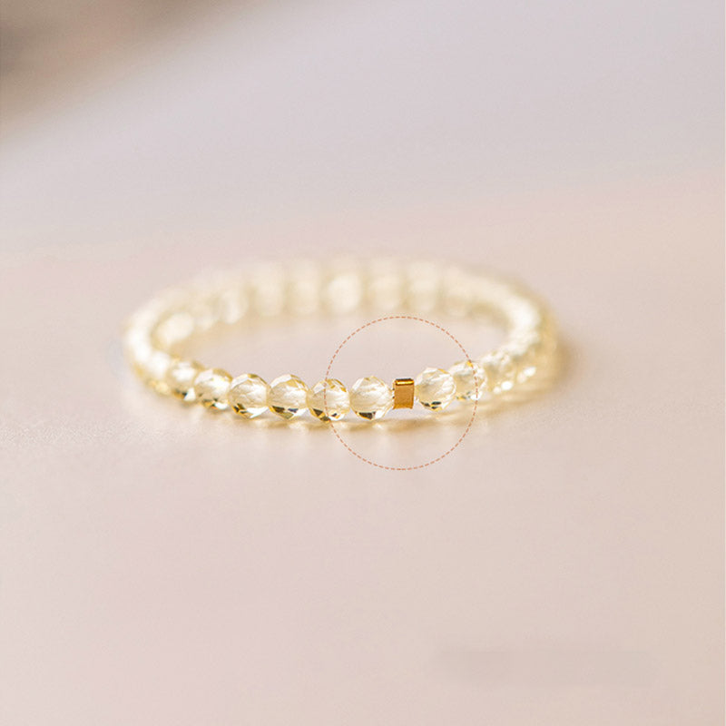 Buddha Stones Natural Citrine Happiness Prosperity Ring - image 12