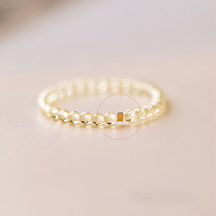 Buddha Stones Natural Citrine Happiness Prosperity Ring - image 12